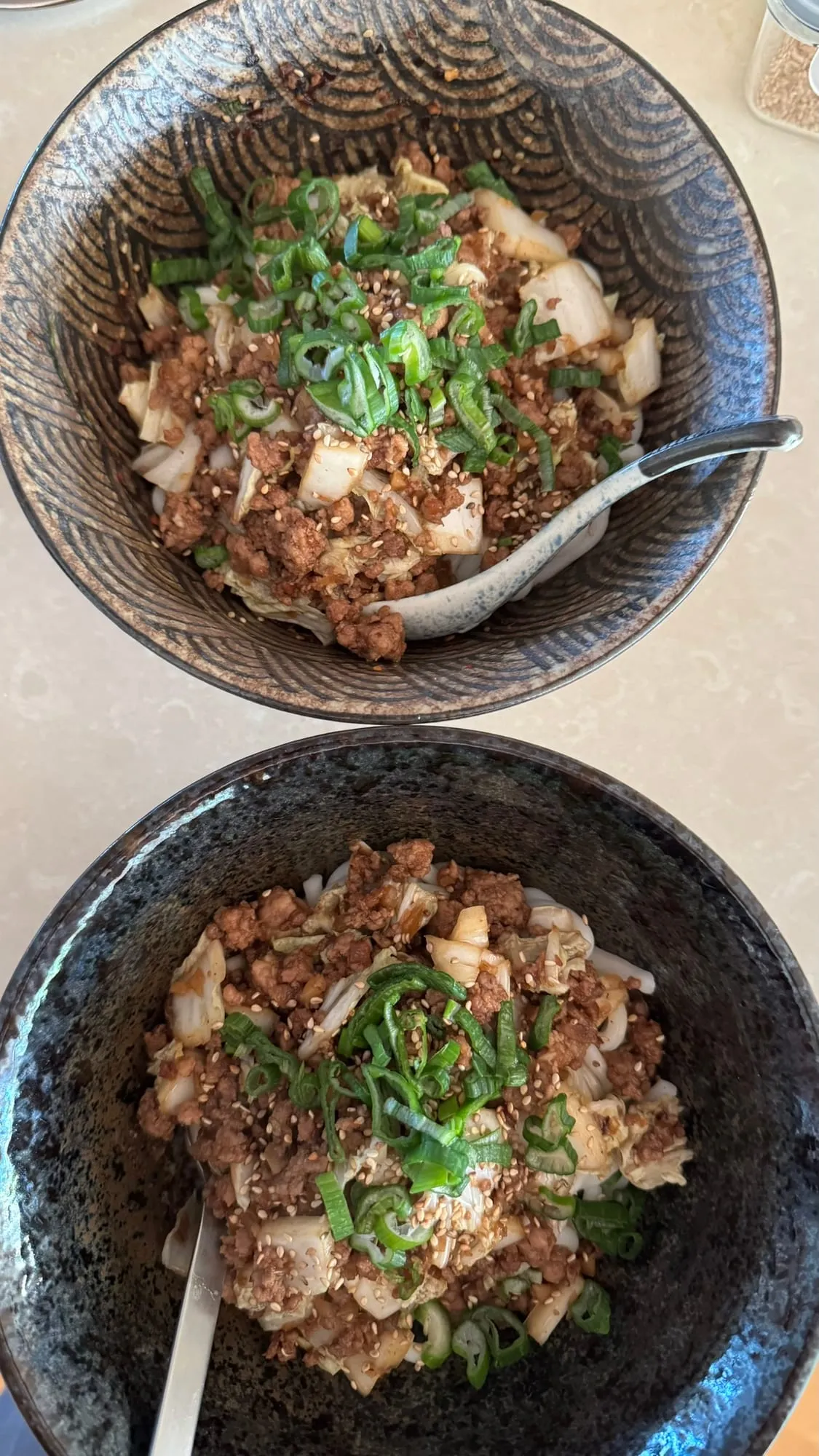 Spitzkohl Hack Pfanne